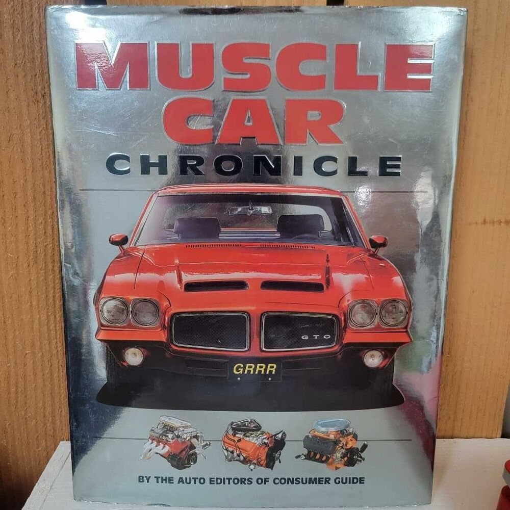 Muscle Car Chronicle 2002 Book History Performance Cars V8 Engines GTO